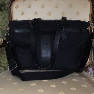 Coach carry on or commuter tote bag